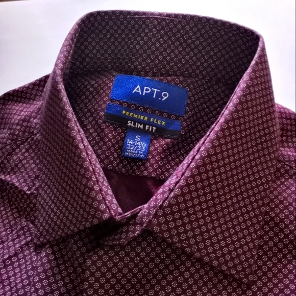 apartment 9 dress shirts Apt. Mens Gray & Purple Plaid Long Sleeve Flannel Shirt XX-Large : Clothing, Shoes & Jewelry 100% polyester Socks APT.9 Slim Fit Modern Luxe